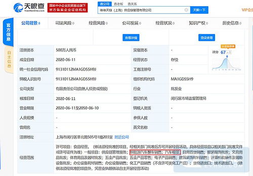 維維食品跨界布局 成立供應(yīng)鏈公司，涉足新能源汽車銷售與辦公平臺開發(fā)
